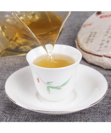 HQZM 200g Yunnan Yiwu Ancient Tree PuErh Raw Tea Cake From Ancient Trees Premium With Rich Taste - Buy Online on GoSupps.com