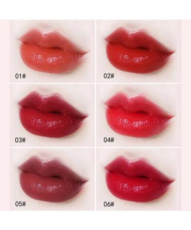 6 Colors Korean Lip Tint Stain Set - Long Lasting High Pigment Liquid Lipstick and Cheek Tint - Waterproof and Non-Sticky - Buy Online on GoSupps.com