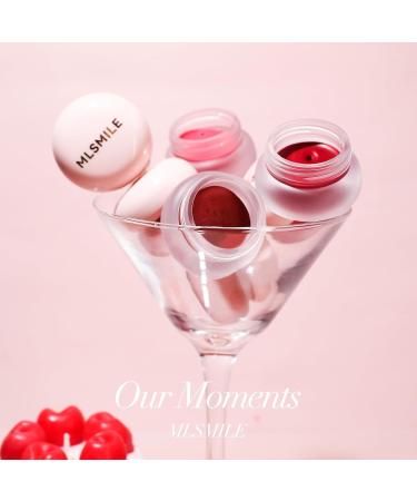 Jelly Lipstick Mud - Moisturizing Matte Velvet Lip Glaze & Cheek Blush with Aloe Vera | High Pigment Long Lasting Lip Makeup (05#Cupid 1 OZ - Buy Online on GoSupps.com