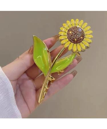 minkissy Sunflower Hair Clips: Fashion Flower Shaped Claw Clips Nonslip Large Claw Hair Clamps Hair Barrettes for Thin Hair Thick Hair - Buy Online on GoSupps.com