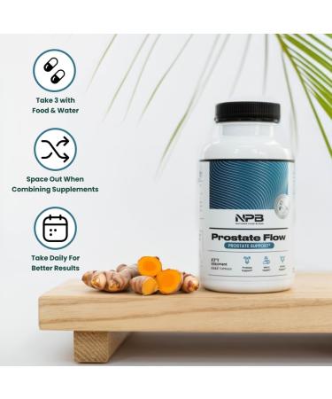 Nature s Pure Blend Prostate Flow Prostate Health Supplements for Men with Saw Palmetto, Herbal Complex and Essential Nutrients Support for Flow, Balance, Hair Strength, and Wellness 90 Capsules - Buy Online on GoSupps.com