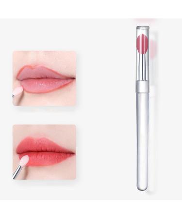 Silicone Lip Brush Applicator - Reusable Lip Balm Applicator Portable | Reusable Lip Applicators Lip Gloss Brush Lipstick Brush Makeup Applicator Beauty Tool Kits for Lipsticks Lip Gloss - Buy Online on GoSupps.com