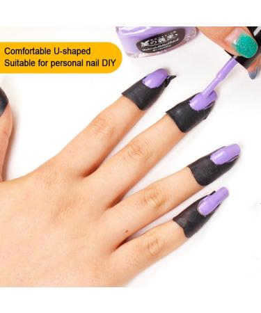 XPEX 60-Piece Nail Polish Template Kit | Reusable Nail Stencil & Skin Barrier | Essential Nail Art Accessories - Buy Online on GoSupps.com