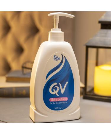 QV Gentle Wash 500g Soap-Free Moisturising Low Irritant PH Balanced Body Wash for Eczema and Dry Skin Conditions & Qv Lotion 500Ml 500 ml (Pack of 1) Pump Bottle + Skin Lotion 500ml - Buy Online on GoSupps.com