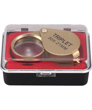 Pteanecay 2X Portable 30X Power 21mm Jewelers Magnifier Foldable Gold Eye Loupe Jewelry Store Magnifying Glass - Buy Online on GoSupps.com