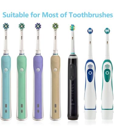 Travel Protective Cover for Electric Toothbrush & Replacement Heads | Uraqt Reis-Etui Bag Compatible with Oral B & Philips - 3 Smooth Blue Pieces - Buy Online on GoSupps.com