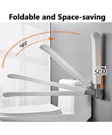 Toilet Grab Rails Stainless Steel Handicap Safety Grab Bars Anti-Slip Bathroom Flip-Up Handrails For Elderly Seniors Disabled Shower Support Handle Bath Grips - Buy Online on GoSupps.com
