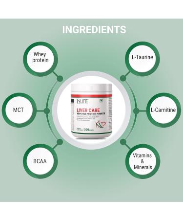 Buy INLIIFE Hepstan Liver Care Protein Powder | Whey Protein Supplement with Vitamins Minerals & BCAAs 300g Vanilla | International Shipping Available - Buy Online on GoSupps.com