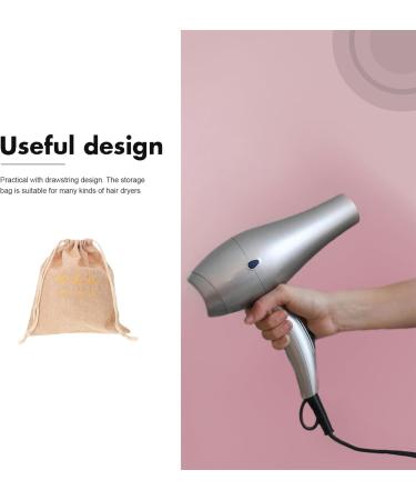 NOLITOY 5pcs Hair Dryer Storage Bag Sports Bag Hairdryer Sackpack Hair Tools Travel Bag Hairdryer Bag Fabric 29.50X25.50X1.00CMx5pcs Light Yellowx5pcs - Buy Online on GoSupps.com