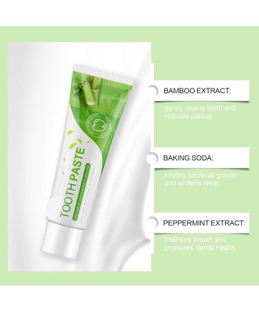 KLYso Bamboo Whitening Toothpaste - Gentle Cleanse Stain Removal & Enamel Protection for A Brighter Smile(3PCS) - Buy Online on GoSupps.com