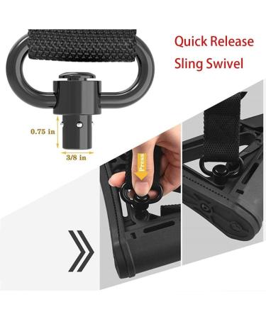 Buy Egujiwa 2-Point QD Rifle Strap - Fast Adjustment & Secure Attachment - International Shipping Available - Buy Online on GoSupps.com