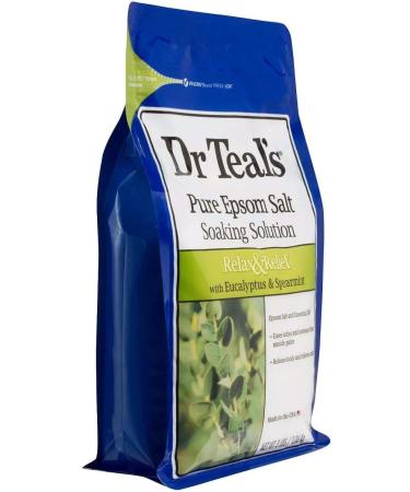 Dr Teal's Epsom Salt Bath Combo Pack - 6 lbs Total - Relax & Relief with Eucalyptus & Spearmint, Soften & Nourish with Milk & Honey - Buy Online on GoSupps.com