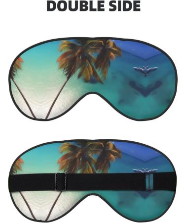 Beach Coconut Sunshine Eye Mask | Soft Adjustable Comfort for Men & Women | International Shipping Available - Buy Online on GoSupps.com