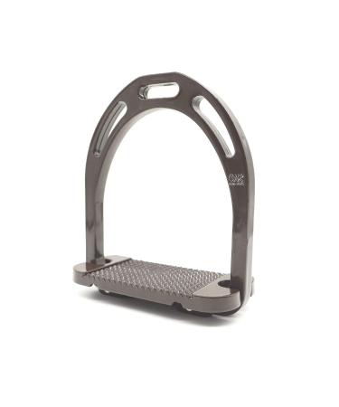 AK Aluminum Stirrups - 4.75 Inches Brown Coated Colors for Equestrian Excellence - International Shipping - Buy Online on GoSupps.com