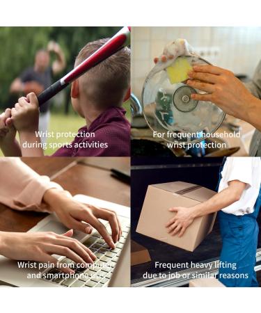 3-Strap Wrist Brace for Pain Relief | Adjustable Support for Men & Women | Breathable & Flexible Wrist Band for Daily Discomfort & Sports Strain - Buy Online on GoSupps.com