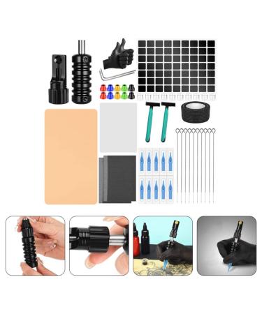 Healeved Tattoo Needles Complete Tattoo Pen Kit with Rotating Storage Rack - WSTZ1234 01 | Tattoo Kit for Beginners and Artists - Buy Online on GoSupps.com