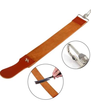 Huachaoxiang Leather Strap Barber Razor Sharpening Belt | Durable Genuine Leather Soft & Elegant Brown Gadget - Buy Online on GoSupps.com
