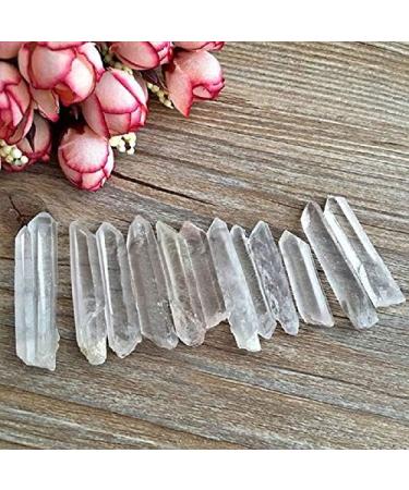100g Feng Shui Clear Wands Natural Stones and Minerals Quartz Crystals Home Decor Lucky Drop - Buy Online on GoSupps.com