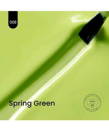 MEGIOR Green Gel Nail Polish 15ml Spring Green Gel Polish 1PCS Soak Off UV LED Nail Gel Polish for Nail Art Manicure Salon DIY Home for Women Girls Nails - Buy Online on GoSupps.com