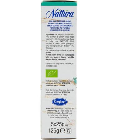  NATTURA N ttt ra Organic Coconut Cannolo 125 g - Buy Online on GoSupps.com