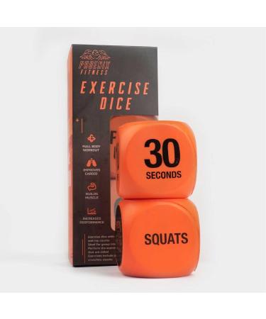 Phoenix Fitness Exercise Cubes - Versatile Cardio & HIIT Workout Cubes for Home & Gym - Full Body Training in Orange - Buy Online on GoSupps.com