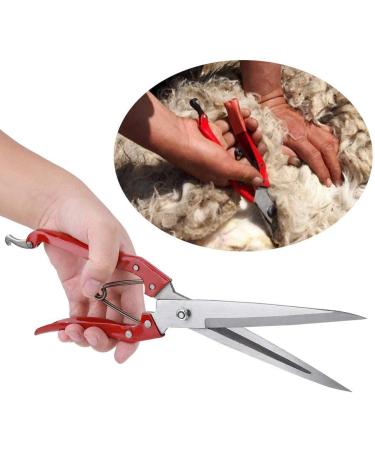 Multifunctional Stainless Steel Sheep Shears & Garden Scissors - 30cm Needle-Nose Plant Rose Vineyards & Florist Scissors - Buy Online on GoSupps.com