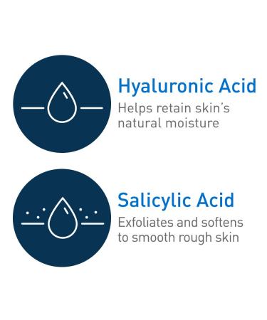 CeraVe Foot Cream with Salicylic Acid - 3 oz | For Dry Cracked Feet | Fragrance-Free SA Formula - Buy Online on GoSupps.com