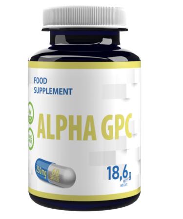 Alpha GPC Choline 500mg Serving 60 Vegan Capsules 3rd Party Lab Tested High Strength Supplement No Fillers or Bulkers Gluten and GMO Free