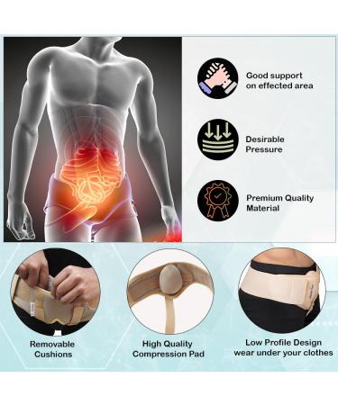 Wonder Care Hernia Belt Right - Inguinal Support Brace & Underwear for Men (XXL 44-48) - Comfortable Hernia Truss - Buy Online on GoSupps.com