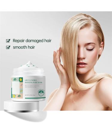 Green Energy Boosting Hair Mask Repair Damaged Hair Mask to Scalp Hair Treatments Boost Anti-Frizz Shine - Buy Online on GoSupps.com