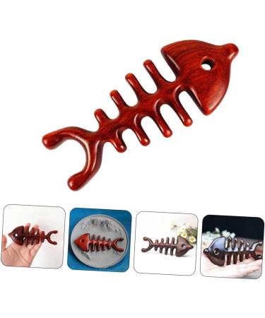 Minkissy Multifunctional Massage Comb - Body & Face Massager Salon Hair Brush Children's Creative Tractors Sandalwood & Rosewood Hairdressing Tools - Buy Online on GoSupps.com