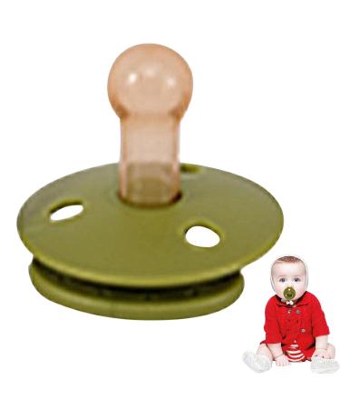 Hongjingda 5 PCs Silicone Baby Bite Ring Toys | Natural Rubber Pacifiers for Newborns | Cherry-Shaped Nipples & Large Air Holes | Green 1 Pack - Buy Online on GoSupps.com