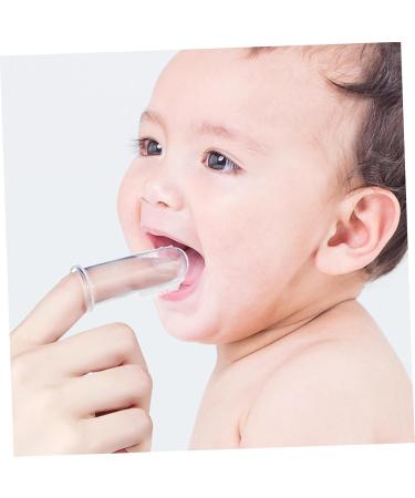 Frcolor Silicone Milk Toothbrush Set - 6 Count 360-Degree Baby Finger Toothbrushes - Safe Rubber & Silicone for Newborn Oral Care - Buy Online on GoSupps.com