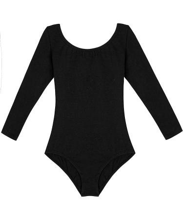 WYHDY Girls Team Dance Leotard 10-12 Years - Short/Long/Ruffle Sleeve Ballet Dancewear in Black - Buy Online on GoSupps.com
