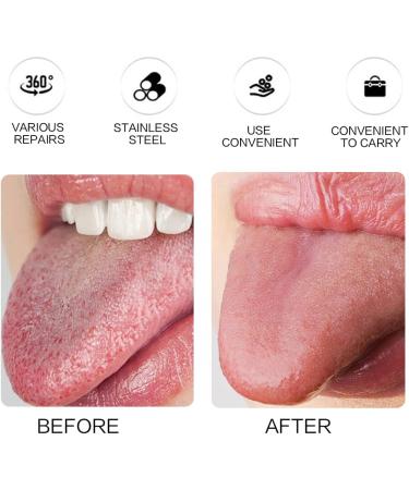 Buy Xixiran Stainless Steel Tongue Scraper Set - 3 Metal Cleaners for Adults | Best Tongue Brush for Oral Hygiene - Buy Online on GoSupps.com