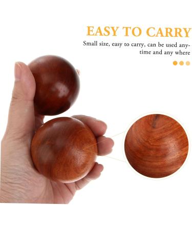 Shop Tovinanna Wooden Massage Balls | Handball Fitness Equipment & Foot Roller - Effective Stress Relief - Buy Online on GoSupps.com