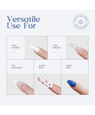 Beetles 10ml Nail Glue for Acrylic, Press On Nails - Set of 3 | Quick Dry & Super Strong Adhesive - Buy Online on GoSupps.com