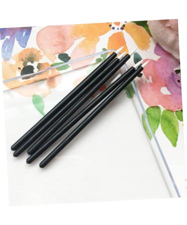 DOITOOL 200 pcs Brush Sticks Stickblack Head Makeup Fiber Practical Eye Black Disposable Applicator 9x0.7cmx2pcs Blackx2pcs - Buy Online on GoSupps.com