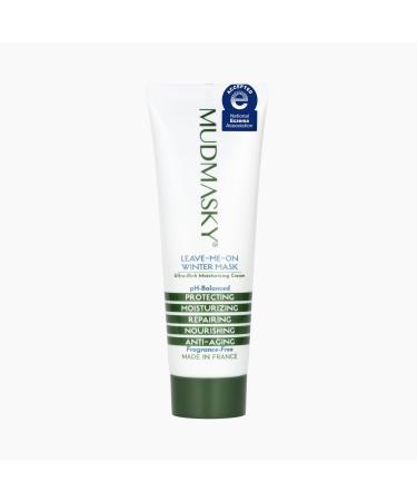 MUDMASKY Leave-Me-On Winter Mask (Moisturizer) National Eczema Association. Awarded Seal of Acceptance. Face Moisturizer for Eczema and dry skin. Number 1 used moisturizers in hospitals