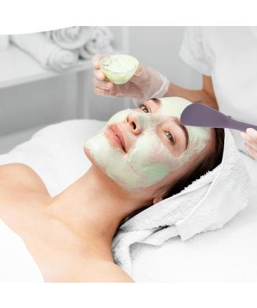 VYIBPDY Facial Cleansing Brush 2 in 1 Silicone Face Mask Brush and Face Scrubber Face Brush for Exfoliation Makeup Removal Mud Clay Body Lotion (Purple) - Buy Online on GoSupps.com