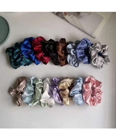 Hair Bobbles Scrunchies for Women Plain Elastic Thick Bands Soft Ropes Ponytail Holder Women's Hair Accessories 44 - Buy Online on GoSupps.com