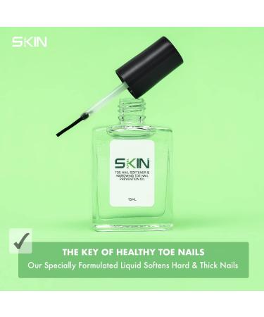 Skinapeel Toe Nail Softener and Ingrown Toenail Treatment Oil - Solution for Hard Thick Cracked Nails - Buy Online on GoSupps.com