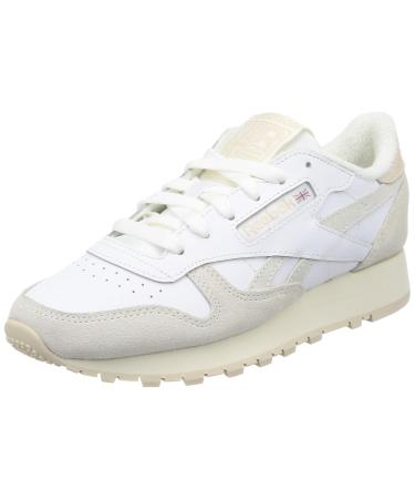 Reebok Unisex Classic Leather Sneaker FTWR White Chalk Stucco 43 EU