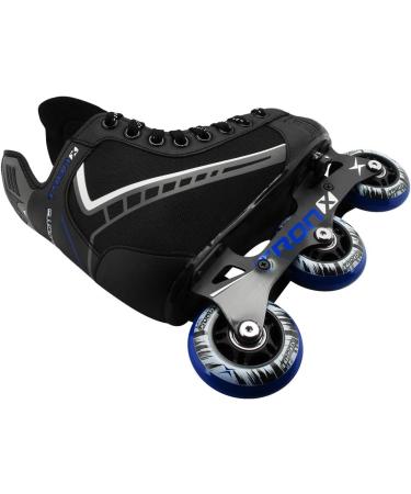 TronX Velocity Youth Adjustable Inline Hockey Skates - Black (Small 11-1) - Buy Online on GoSupps.com