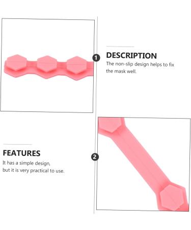 Solustre 10 PTH Masking Hook Ear Pink - Adjustable Extension Buckle for Mask Strap - Buy Online on GoSupps.com