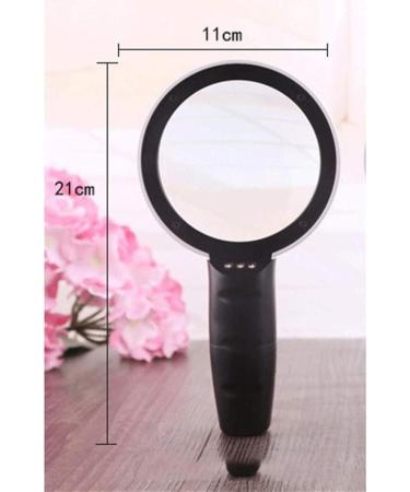 Professional Handheld Lighted 30 Times Double Lens Antiques Appreciation Reading Book Full of Stars - Buy Online on GoSupps.com