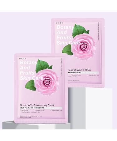 EHIOG Hydrating Face Masks Skincare Rose Mask Sheet Hydrating Soothing Moisturizing Revitalizing Facial Mask Sheet Skincare Hydrating & Nourishing face masks Improves Skin Face Care(25g) - Buy Online on GoSupps.com