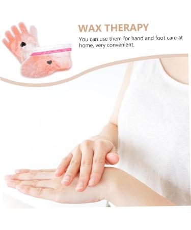 POPETPOP 2 Pairs Wax Gloves Foot Mask Pe Bag Spa - Buy Online on GoSupps.com