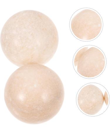 Minkissy 2 Piece Jade Fitness Handballs - Hand Exercise & Massage Balls for Outdoor Boccia - Premium Jade Rolling Balls for Hand Strength & Relaxation - Buy Online on GoSupps.com