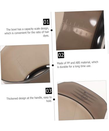 2 pi ces Kit Teinture Cheveux avec Bol et Pinceau Durables Accessoires pour Coloration DIY Lavage Facile pour Salon et Usage Domestique - Buy Online on GoSupps.com